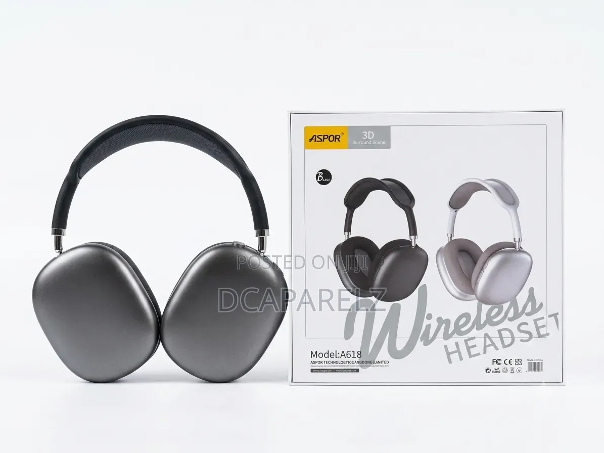 Aspor A618 Over-Ear Wireless Headset