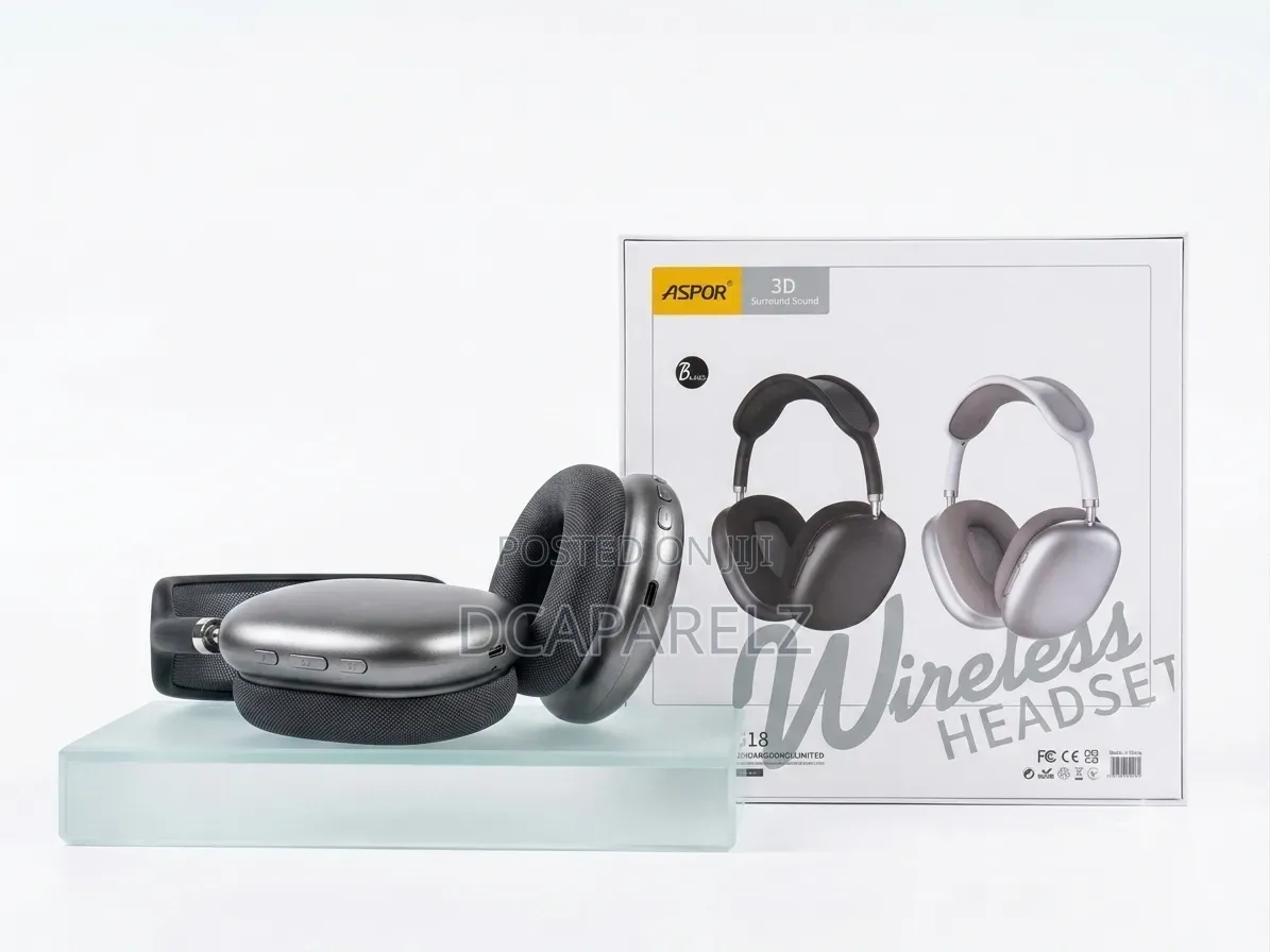 Aspor A618 Over-Ear Wireless Headset
