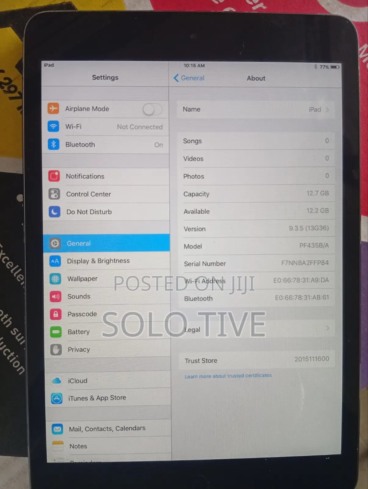 Apple iPad mini 4 16 GB Gray