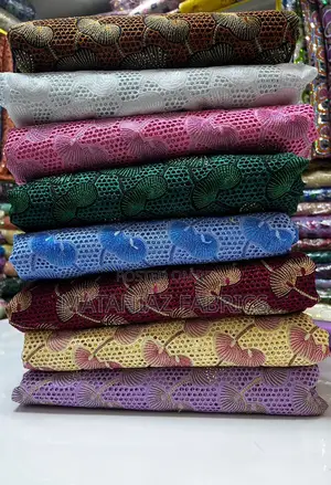 Swiss Lace Fabric | Asoebi Lace Material | Bridal Party Wear