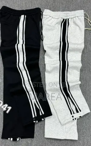 Male Stripped Track Pants
