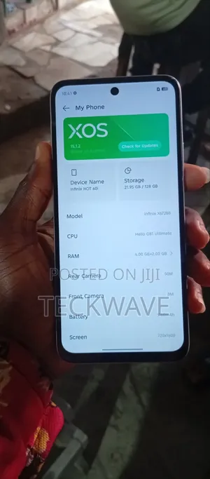 Infinix Hot 60i 128 GB Silver
