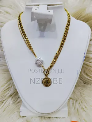 Non Tarnish Gold Plated Steel Necklace
