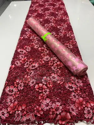 Guipure Lace Fabric |Luxury Asoebi Material| Bridal Party Wear