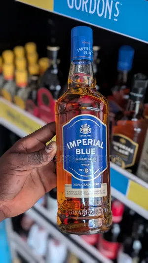 Imperial Blue Grain Whisky Cartoon by ( 12 Bottles )