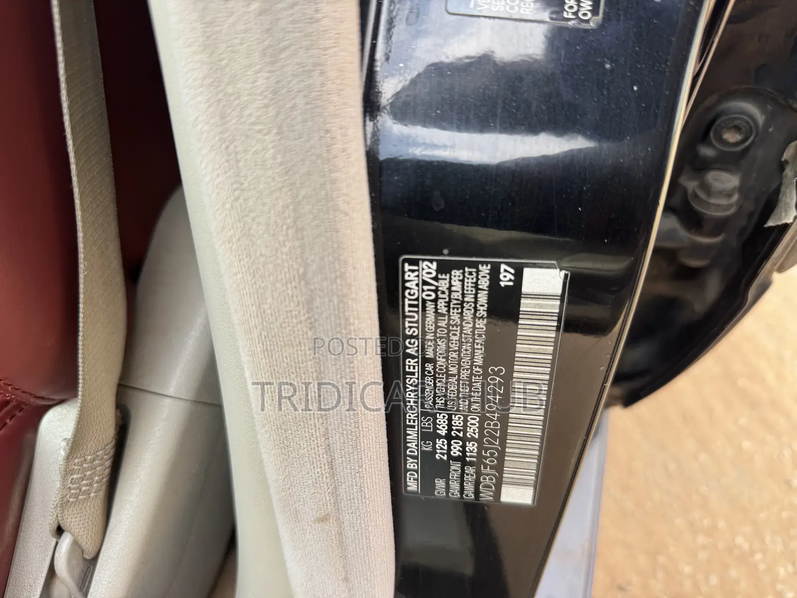 Mercedes-Benz E320 2002 Black
