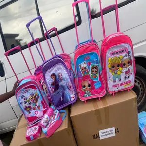 5 In 1 16 Inches Trolley School Bag