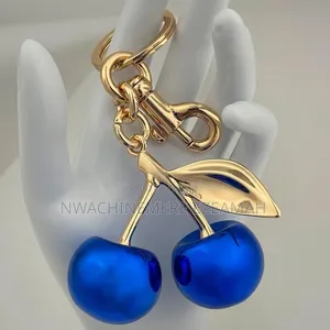 Luxury Cute Fruit Keychain Bag Charms for Bags Car Keys