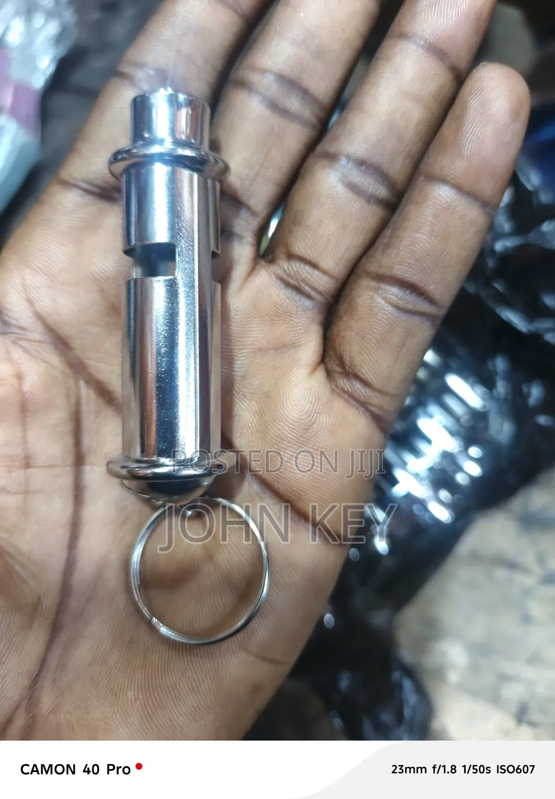 Security Long Whistle Stainless