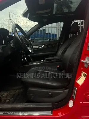 Mercedes-Benz C63 2012 Red
