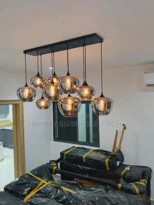 Post Modern Nordic Shiny Glass Chandelier