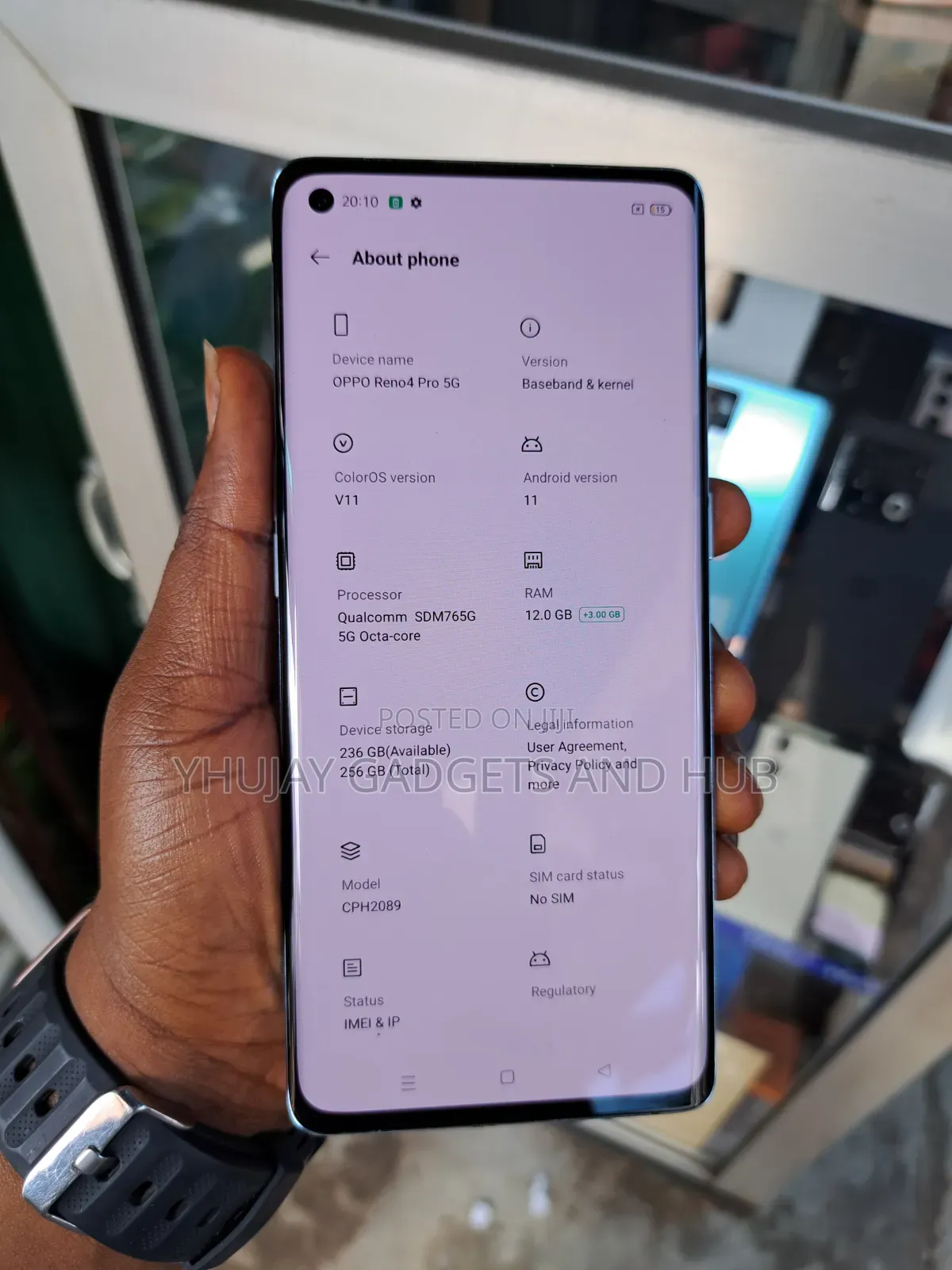 Oppo Reno4 Pro 5G 256 GB Blue