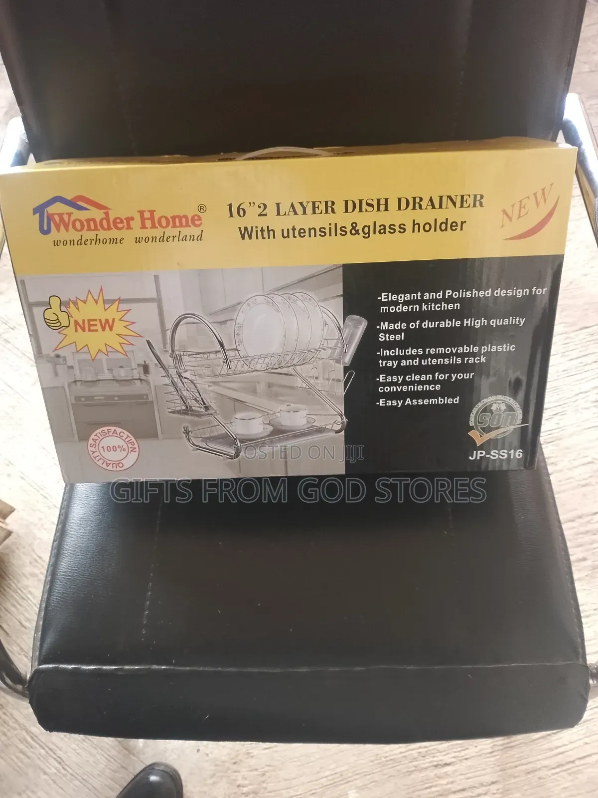 Space-Saving Kitchen Dish Organizer