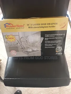 Space-Saving Kitchen Dish Organizer