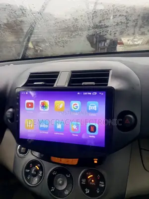 Rav4 With Chrome(10 Inches) Android (2008/10) With GPS (Map)