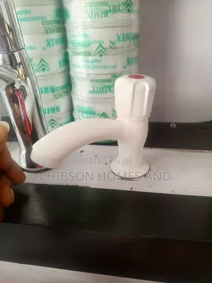 PVC Bib Tap – White