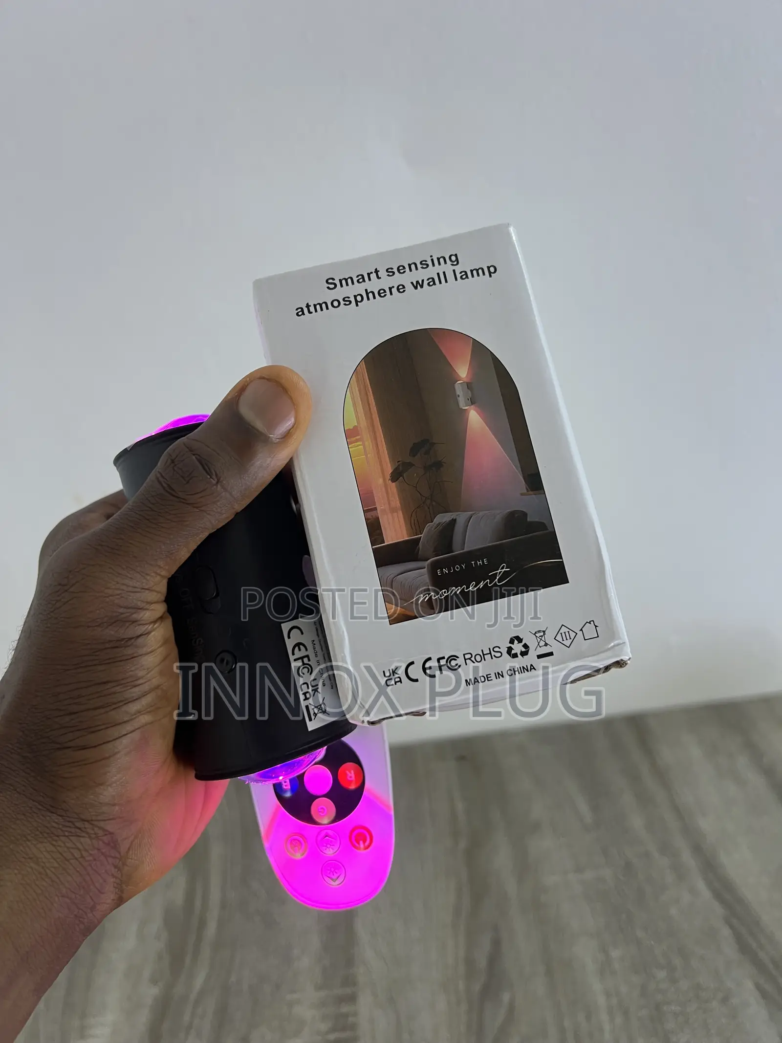 Smart Rechargeable RGB Motion Sensor Atmosphere Wall Lamp