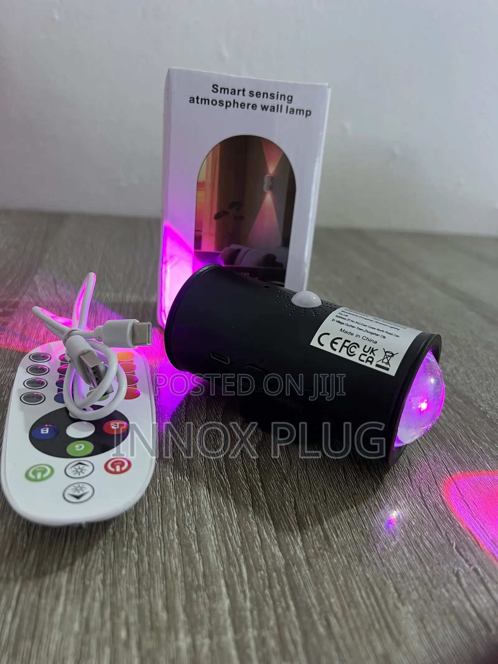 Smart Rechargeable RGB Motion Sensor Atmosphere Wall Lamp