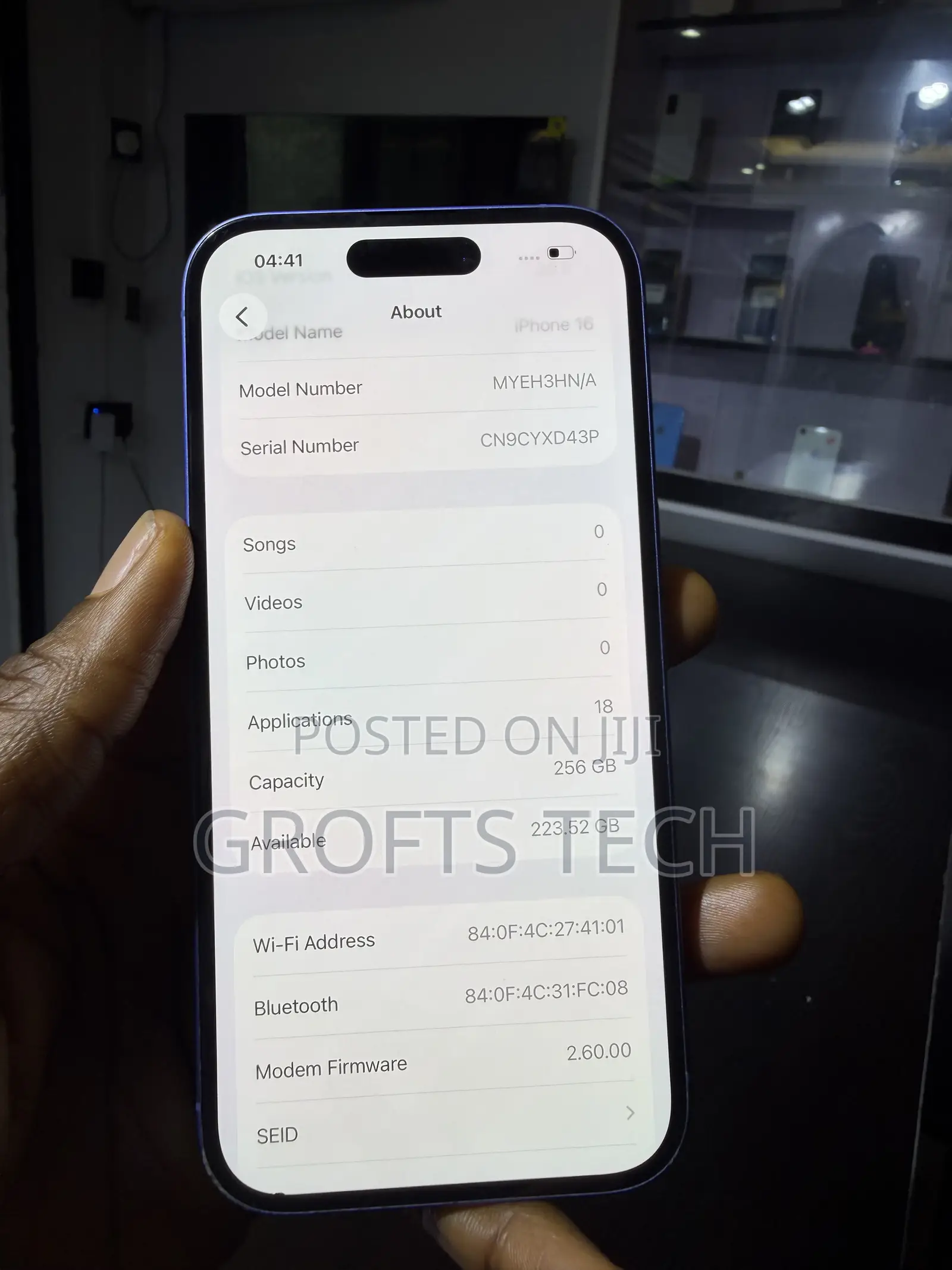 Apple iPhone 16 256 GB Blue
