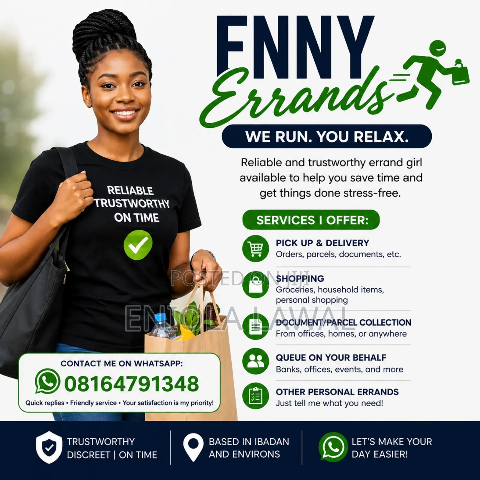 Personal Shopper Pickup/Delivery Assistant