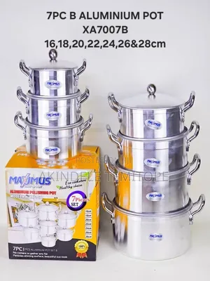 7 Pieces Maximus Aluminum Pot