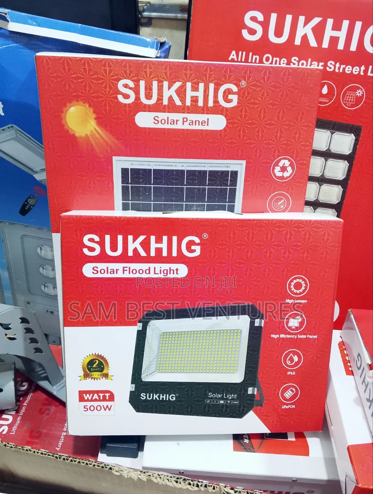 500w Sukhig Solar Flood Lights