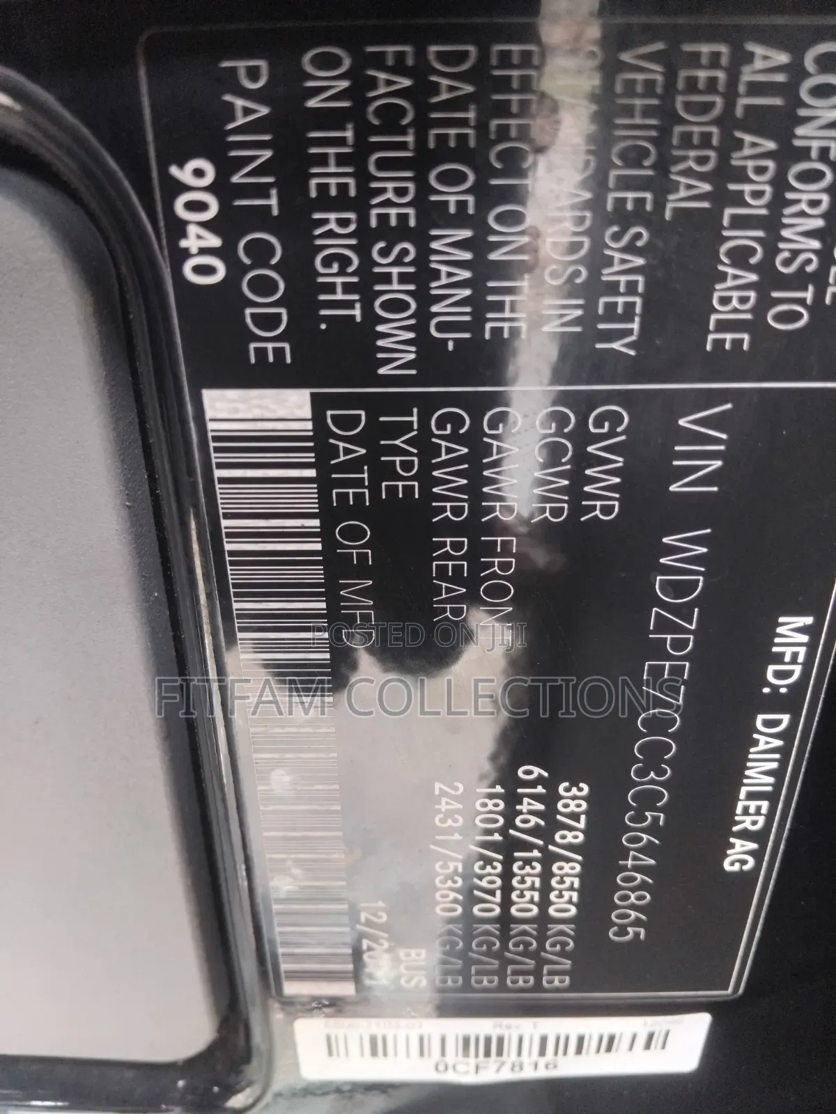 Mercedes-Benz Sprinter 2012 Black