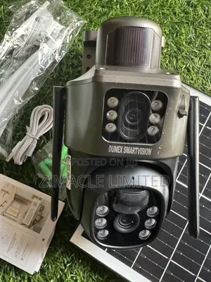 Dual Lens Solar CCTV Camera 2lens