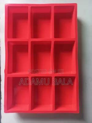 Nine Consecutive Rectangular Mold (Bright Red Colour)