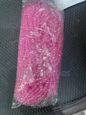 Deep Baby Pink Crystal Bead, Cone Round 4mm, 6mm. Available!