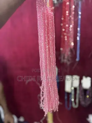 Deep Baby Pink Crystal Bead, Cone Round 4mm, 6mm. Available!