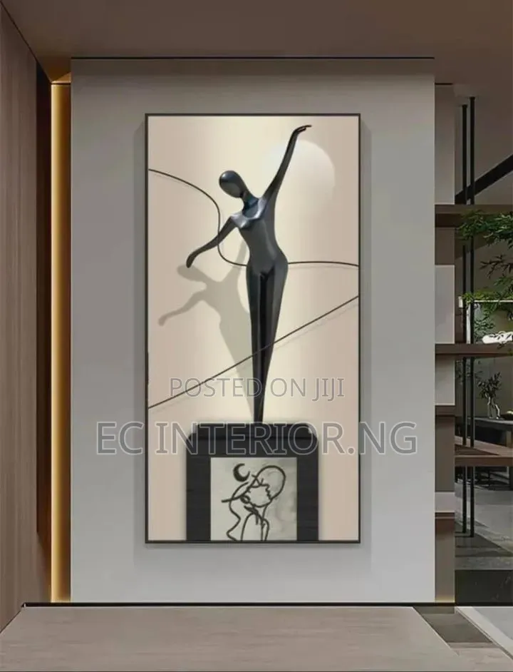 Modern Abstract Figure Portrait