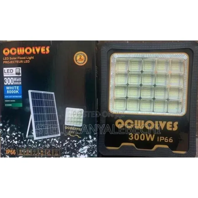 Super Bright Solar Flood Light+ Remote Control (300w)