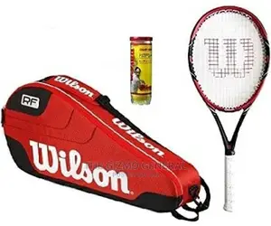 Wilson Tennis Racket + Tennis Bag + 3 Dunlop Balls