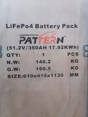 A Pattern 17kwh 51.2v Lithium Ion Battery