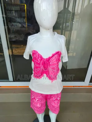 White T-Shirt and Pink Shorts