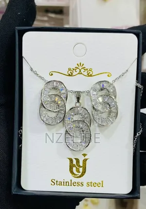 Fashion Steel Stone Earrings