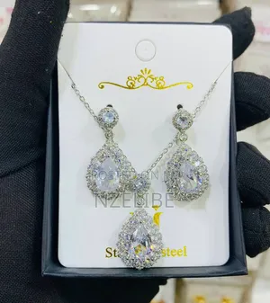 Fashion Steel Stone Earrings