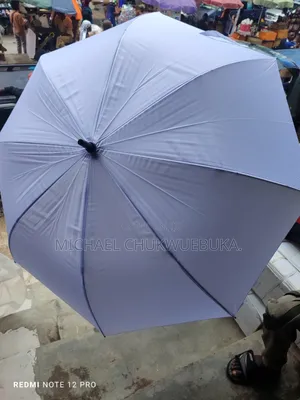 White Foamy Handle Umbrella
