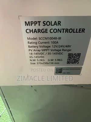 Felicity Solar 100a MPPT Charge Controller