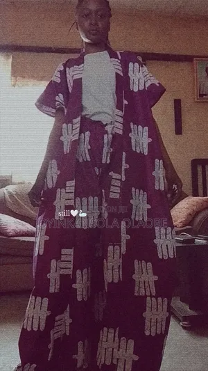 Ankara Kimono Jacket and Trouser
