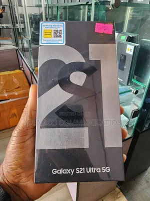New Samsung Galaxy S21 Ultra 5G 512 GB Black