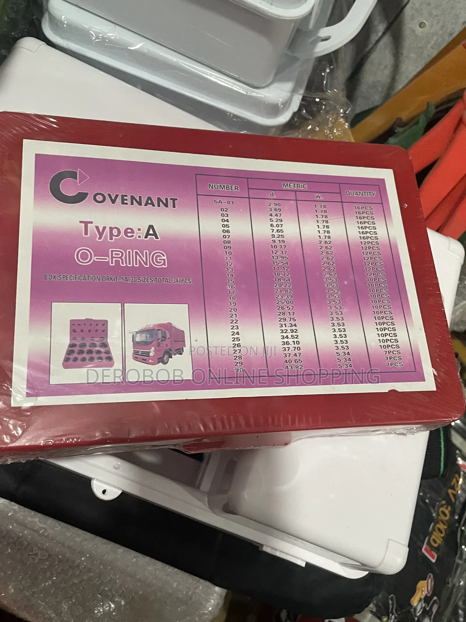 Convenant Type a O_ring Assorted Kit