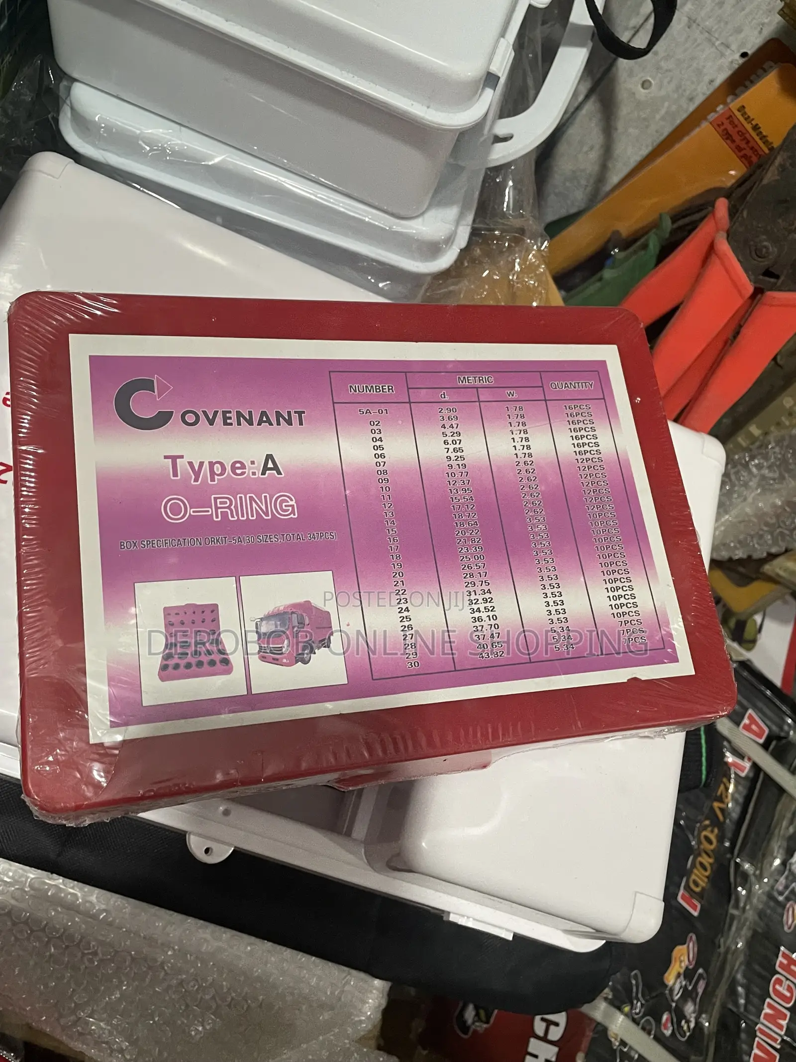 Convenant Type a O_ring Assorted Kit