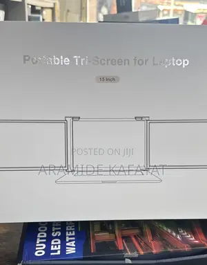 Portable Tri-Screen for Laptops 15 Inches