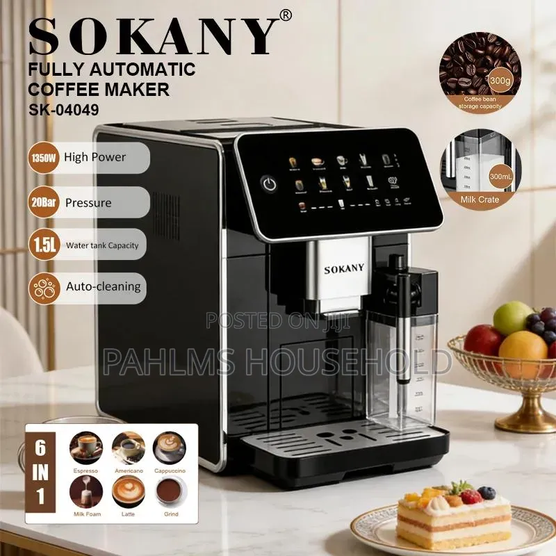 Sokany Fully Automatic Espresso Coffee Machine