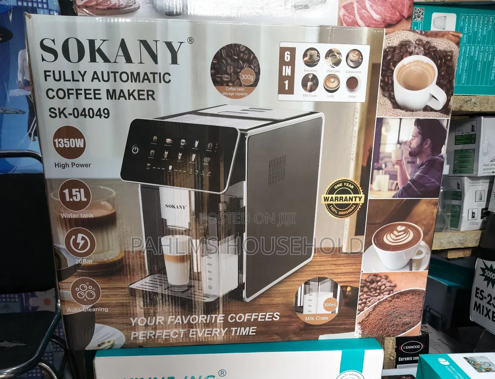 Sokany Fully Automatic Espresso Coffee Machine