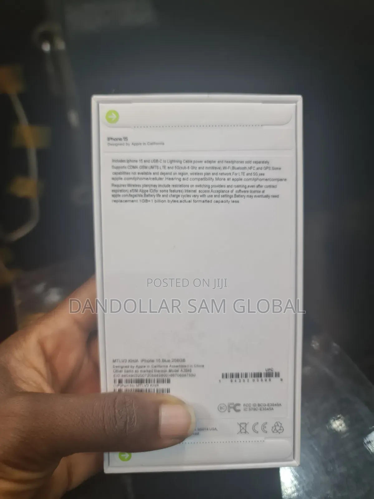 New Apple iPhone 15 256 GB Blue