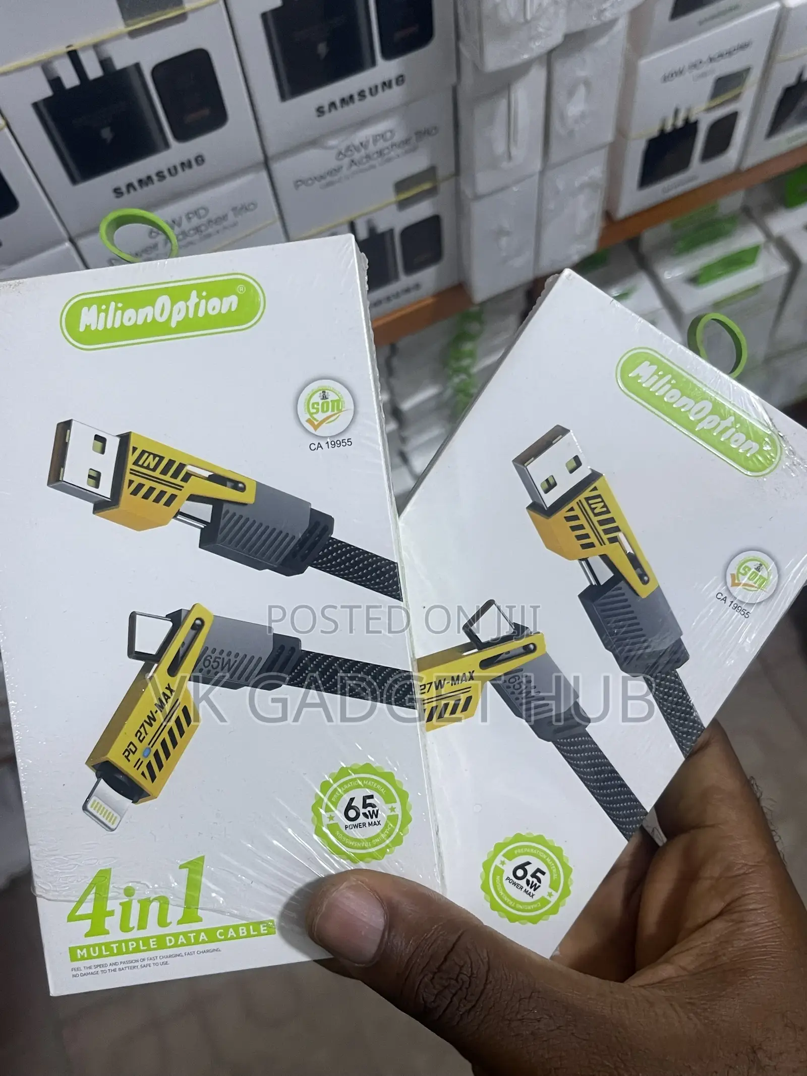 Millionoption 4 in 1 Multiple Data Cable