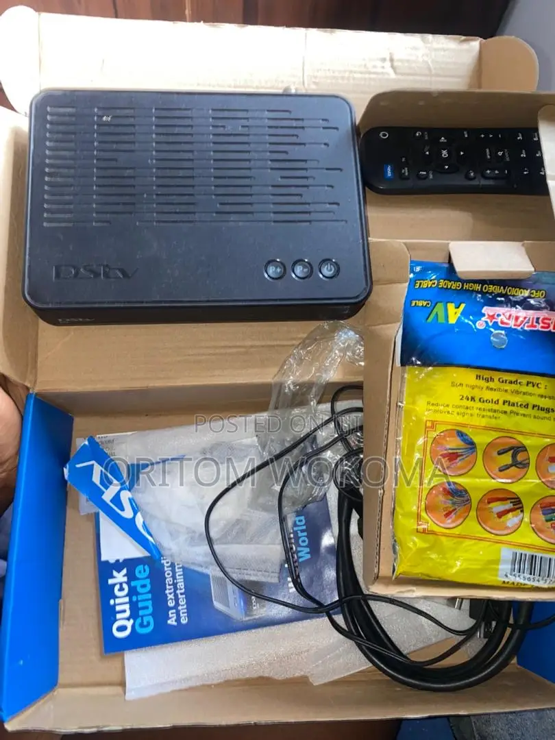 DSTV Dish, Decoder and Long Cable